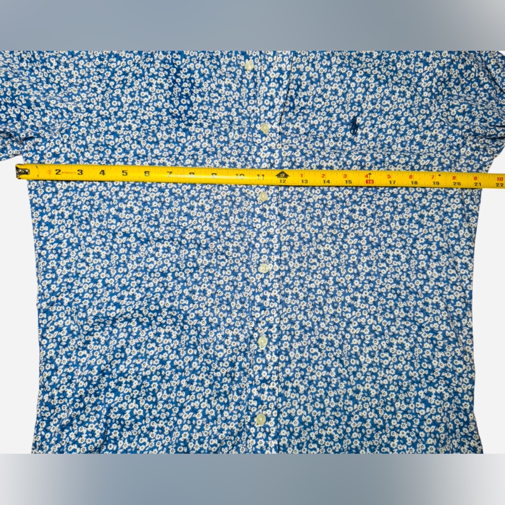 Polo Ralph Lauren Blue Floral Button-Up Shirt - Picture 6 of 9